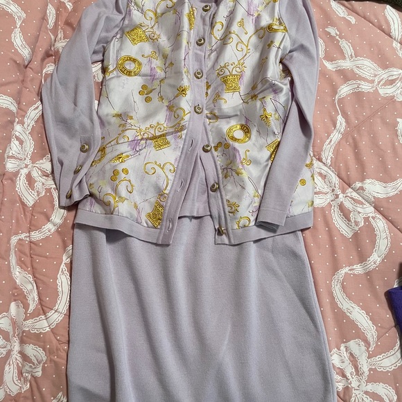 Celine Cardigan with Matching Skirt - Picture 3 of 4